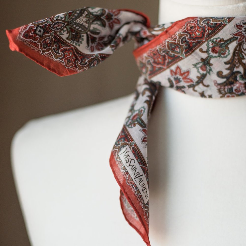 Yves Saint Laurent Small Scarf